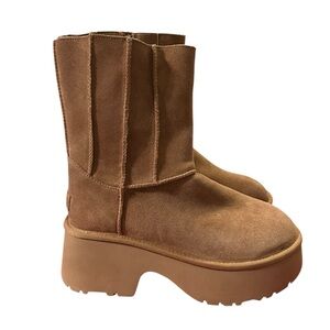 UGG Twin Seam Women's Tan Platform Boots